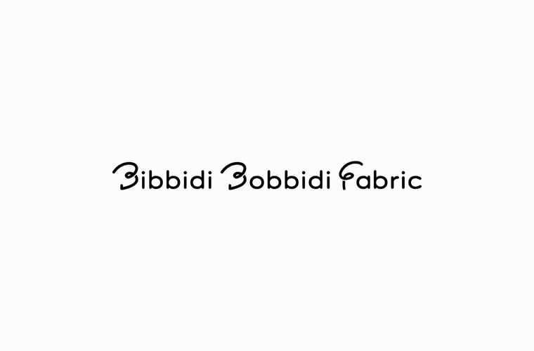 Bibbidi Bobbidi Fabric ブランディング ロゴ
