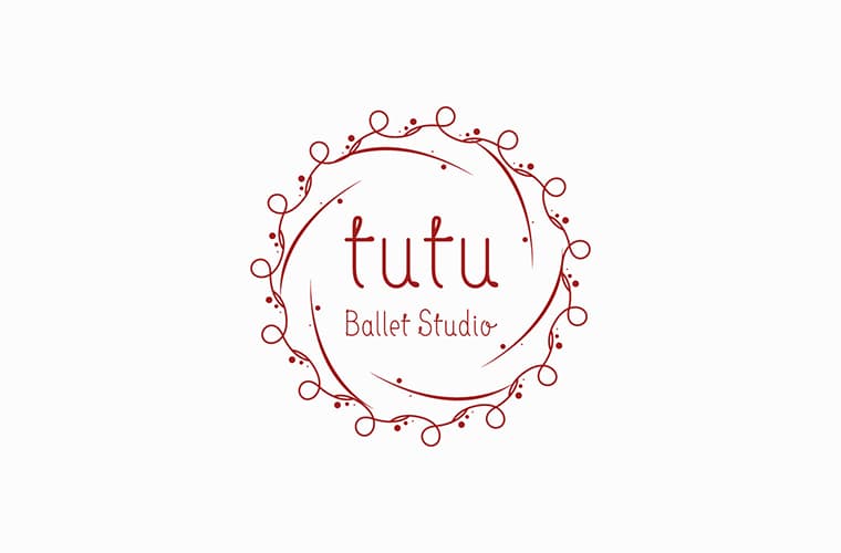 tutu Ballet Studio ロゴデザイン