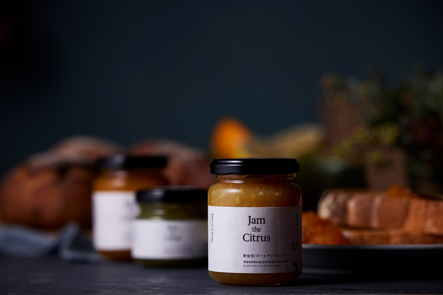 Jam the Citrus ジャム　ブランディング　ロゴデザイン　パッケージデザイン　ラベルデザイン　売り場デザイン