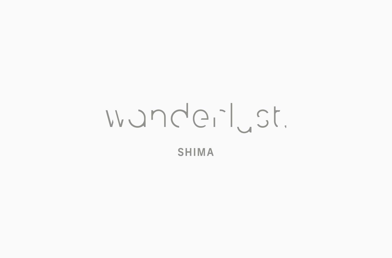 wanderlust ブランディング ロゴ