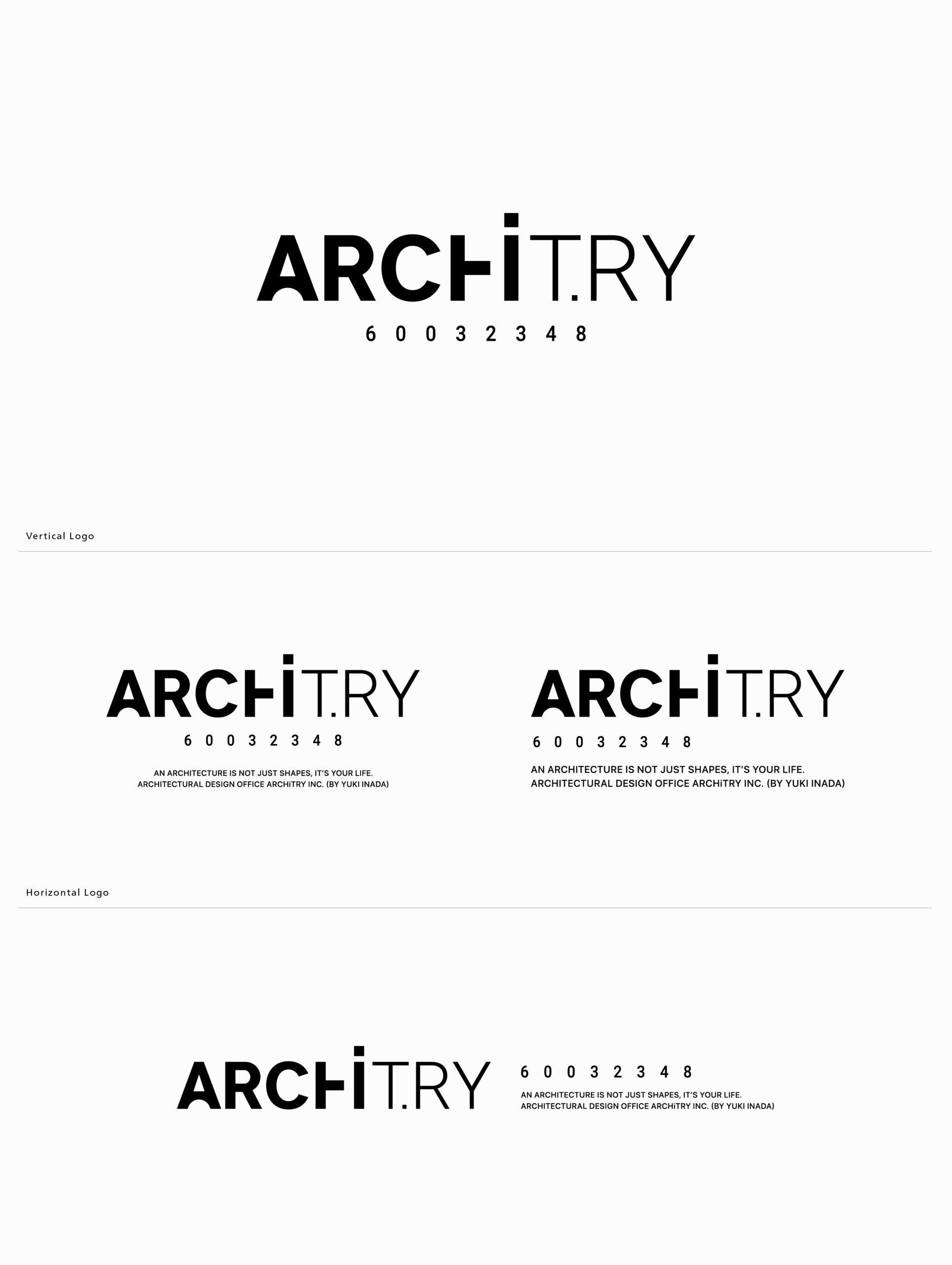 ARCHITRY 建築設計 ブランディング ロゴデザイン